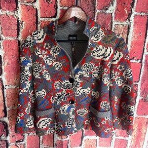 Bigio Collection Floral women’s Blackzer size 10